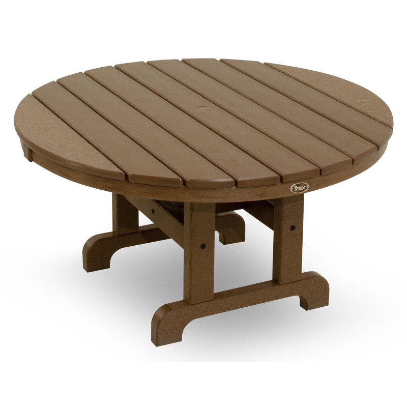 Table de conversation POLYWOOD Cape Cod, Brun, 36 po