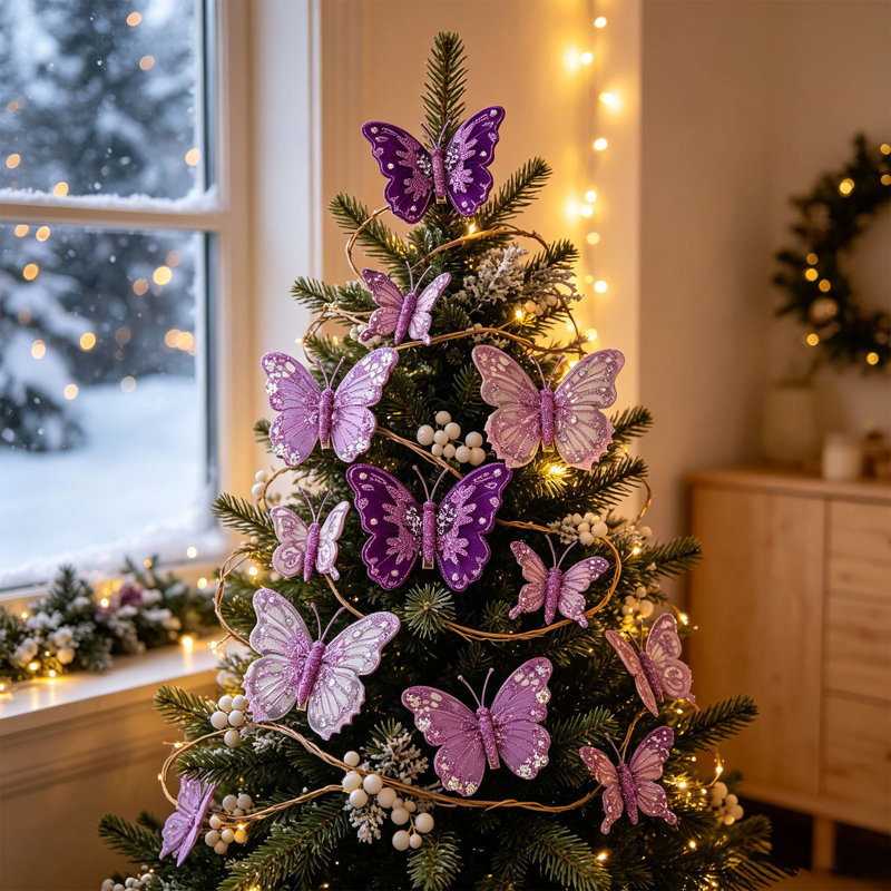 Décoration de Noël Décoration de Noël, Mauve