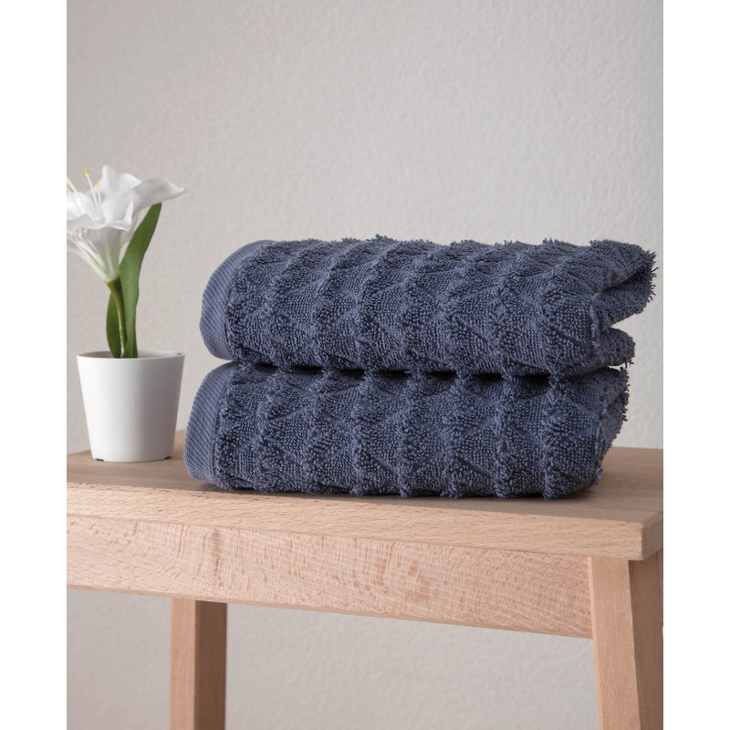Spotts Midweight Hand Towel, Evening Blue