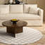 Tapis à carreaux en laine / coton touffeté à la main de couleur beige / ivoire MSR4760 Martha Stewart-90584596