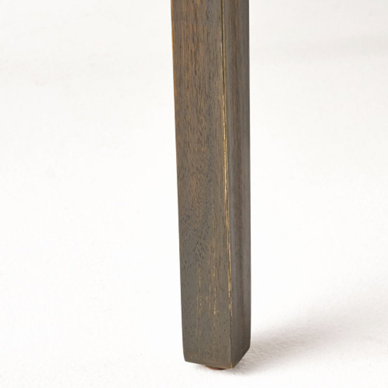 Chaise de salle à manger, 2 pièces avec 2 coussins, Gris