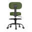 Chaise de dessinateur réglable avec tabouret pivotant à dossier-274005017-273369683