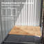 Outsunny 5x3ft Metal Garden Shed Lockable Brown with Foundation Kit