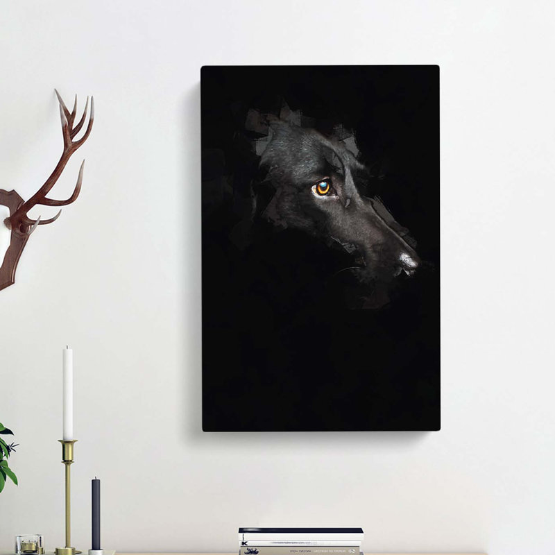 Labrador Retriever in Abstract - Wrapped Canvas, 50cm H x 35cm W x 3cm D