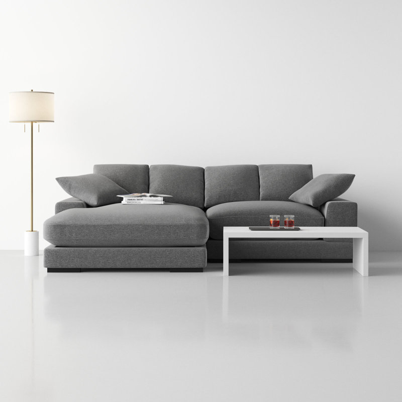 Plunge Sectional, Beige Linen