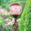 Piquet de jardin solaire en verre craquelé avec fleuron Exhart, 4 par 31 pouces Exhart-1329294223