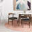 Carlsen 4 - Person Solid Wood Top Four Leg Dining Set-1332944050-1332944049