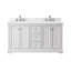 Meuble-lavabo double autoportant 60,58 po Nali-351989349