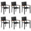 Bonni 6 - Person Acacia Patio Dining Set with Rectangular Table-205049541
