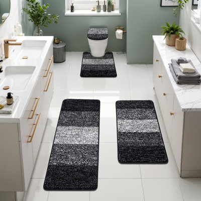 Lazzuro Microfiber Non-Slip Rugs