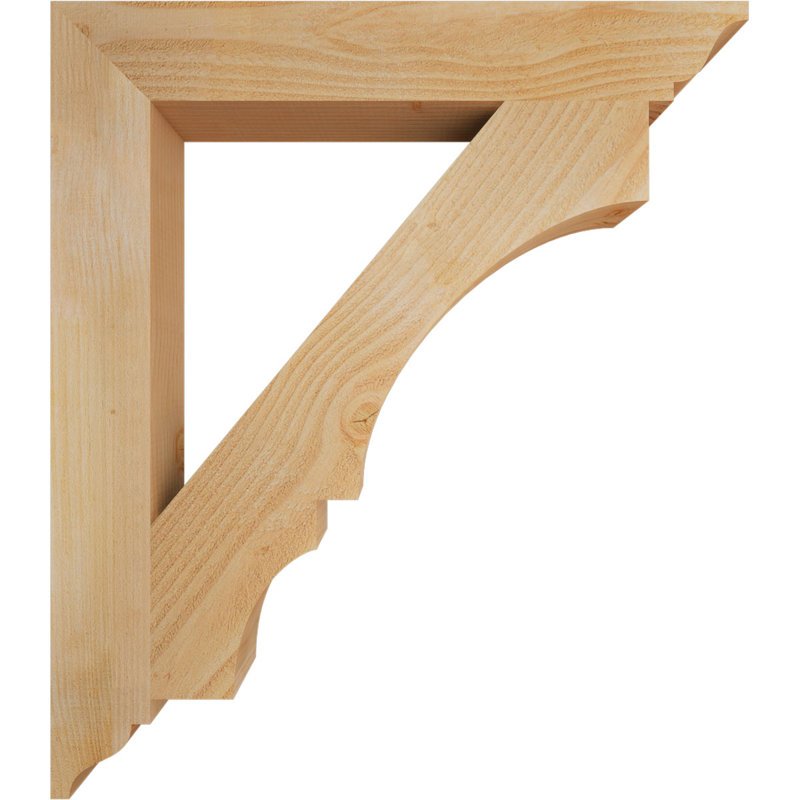 Support de sciage grossier traditionnel l 4 po x P 28 po x H 32 po, sapin Douglas, Sapin Douglas scié brut