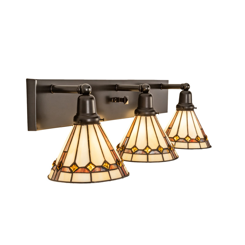 Meuble-lavabo à trois lumières Belvidere