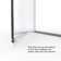 Armon 57'' - 58'' W x 68.63'' H Pivot Framed Shower Door with Clear Glass