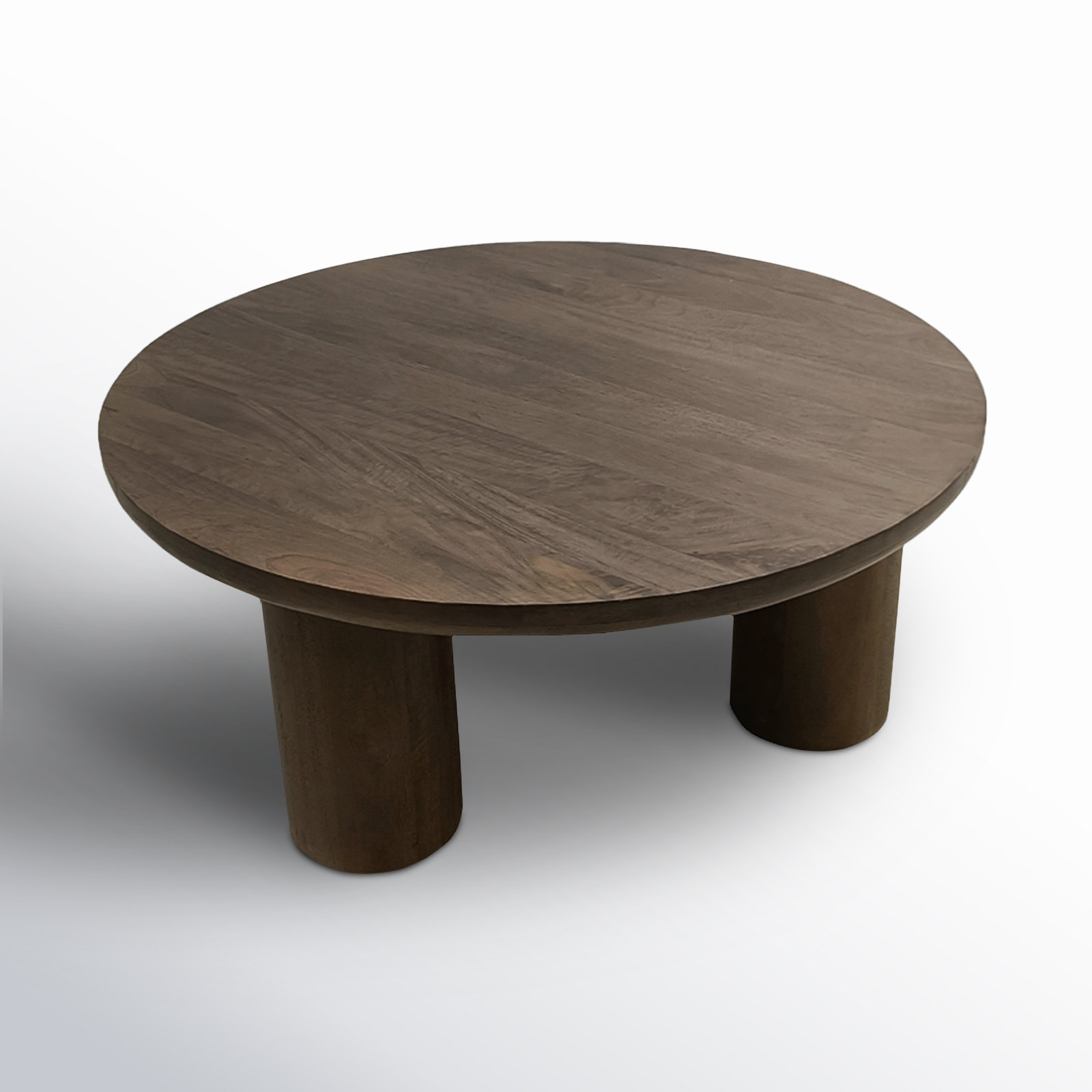 Columnia 40" Mango Coffee Table, Cocoa Brown