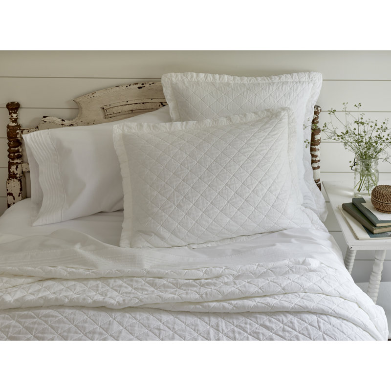 Salt River Matelasse Coverlet, Queen Coverlet/Bedspread, White