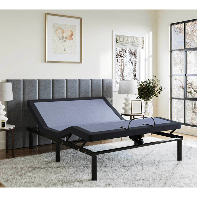 Base de lit grand ajustable Os25, avec massage du corps et 41 po Ensemble profond avec ajustement du pied de la tête