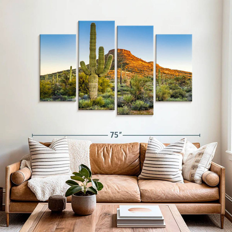 Désert de Sonoran, H 42 po x l 68 po