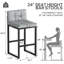 Counter Stool with Metal Frame-979822854