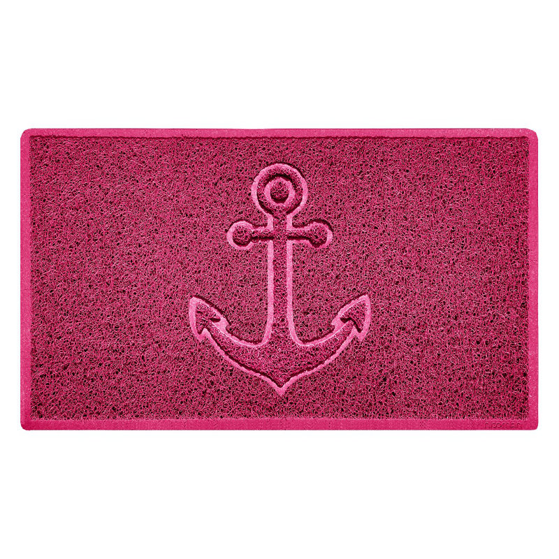 Non-Slip Indoor Door Mat, Brown, 1.2cm H x 75cm W x 45cm L