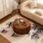 Table basse ronde à nervures 31,50 "