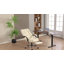 Fauteuil de direction en cuir noir