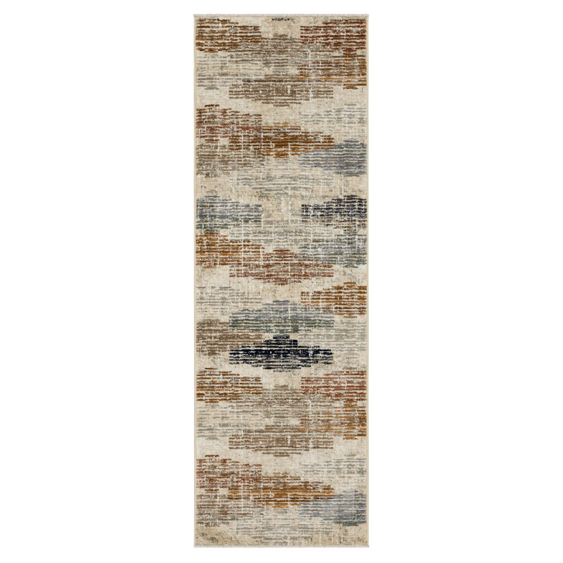 Tapis intérieur multicolore à poils pelucheux Mohawk Home Braddock, 2 pi 6 po x 7 pi 10 po