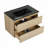 Wall-Mounted Bathroom Vanity With Ceramic Sink-1214819842