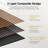 Wood Slat Acoustic Wall Panels for Interior Décor, Sound Absorbing Wood Wall Paneling, Living Room and Office Wall Décor, Walnut