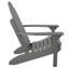Chaise Adirondack en plastique avec repose-pieds Hinz-119034084