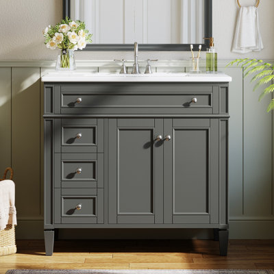 36'' Single Bathroom Vanity With Top