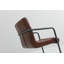 Fauteuil en cuir et métal-1899541994