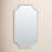 Toretto Metal Scalloped Wall Mirror-1841163056