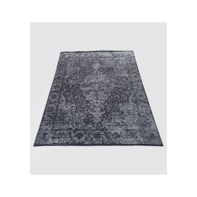 Southwell Rectangle Vintage Look Cotton and Viscose Indoor / Outdoor Area Rug