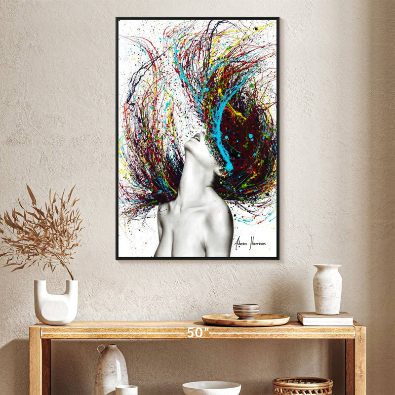Excite, Floating Frame Black, 27" X 40"
