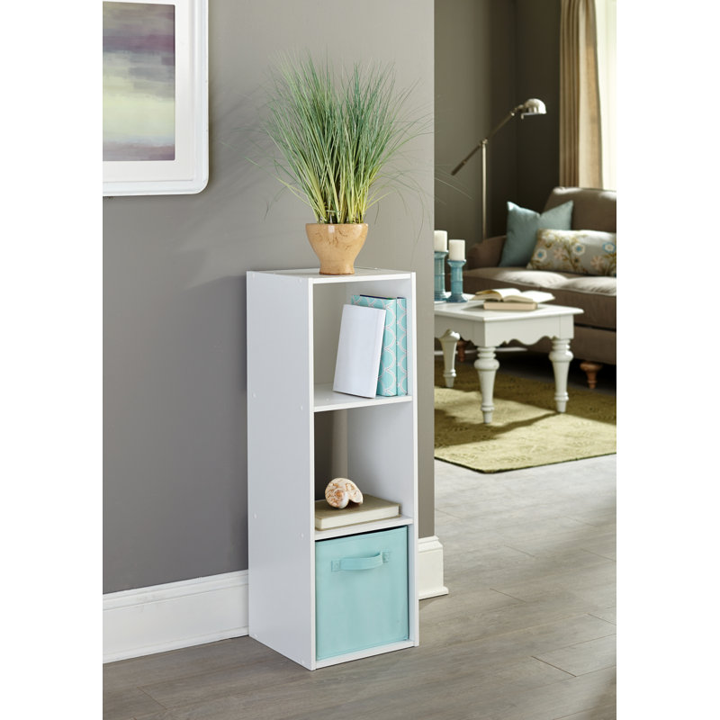 White 3-Cube Organizer Shelf Unit