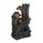 8.5X5.1X13.6" Decorative 4 Tier Broken Pot Water Fountain With LED Light