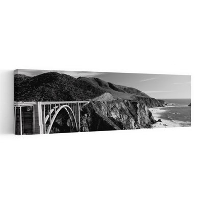 Bixby Creek Bridge, Big Sur, Californie, États-Unis, paysage contemporain abstrait, art mural