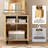Rotating Bookshelf, 360 Degree Display 5 Tier Wood Bookshelf With Drawer For Small Space