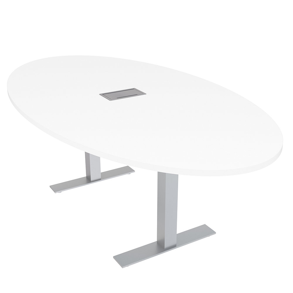 Skutchi Designs, Inc. Oval Conference Table with Power Modules