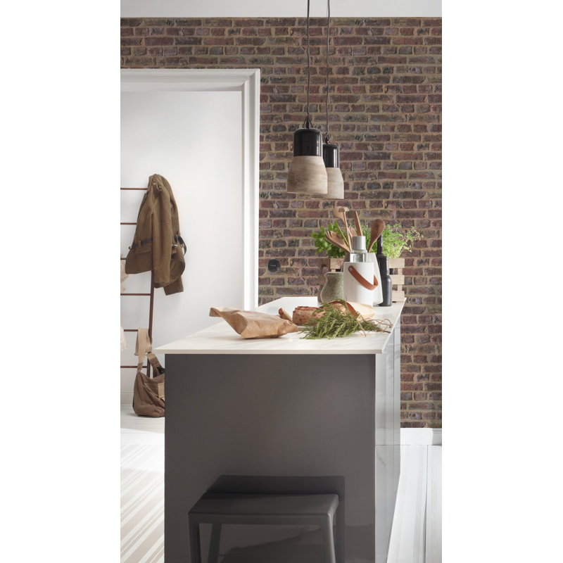 Bricks and More Collection Brickshire Residents Wallpaper Roll
