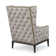 Claxton Upholstered Wingback Chair