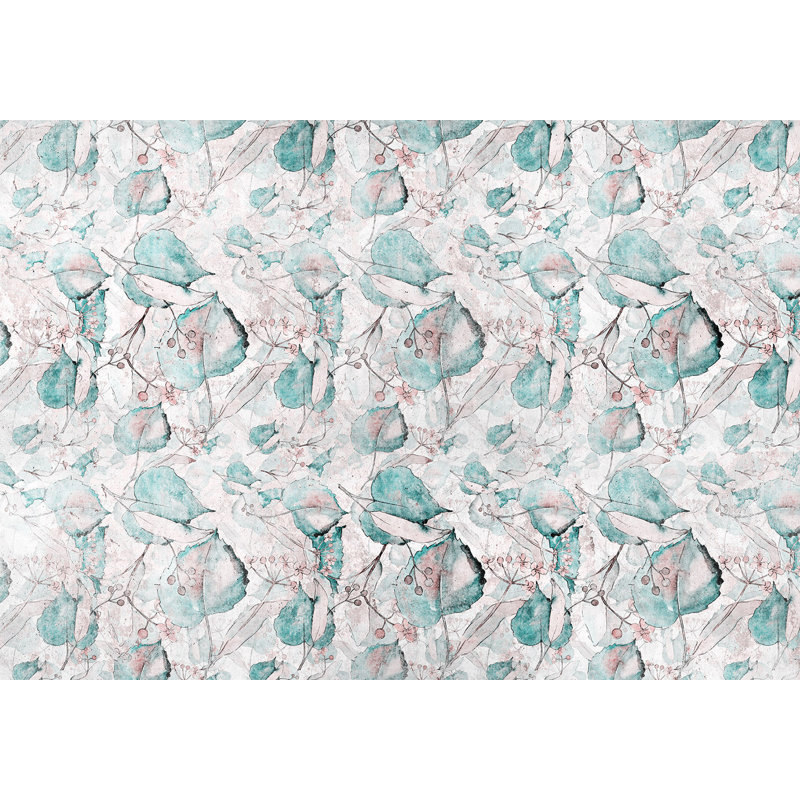 Adhésif mural Braxsten, L 110 po x l 154 po, Bleu