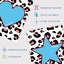 Leopard Pattern Motivational Beautiful Strong Bright Heart Star - 3 Piece No Frame Print Set-88622412-88622416