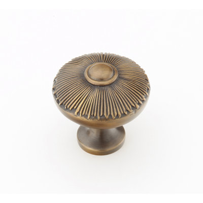 Sunburst Round Knob
