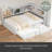 Metal Full Size Daybed With Trundle, Storage Cabinets And USB Ports-1399201332