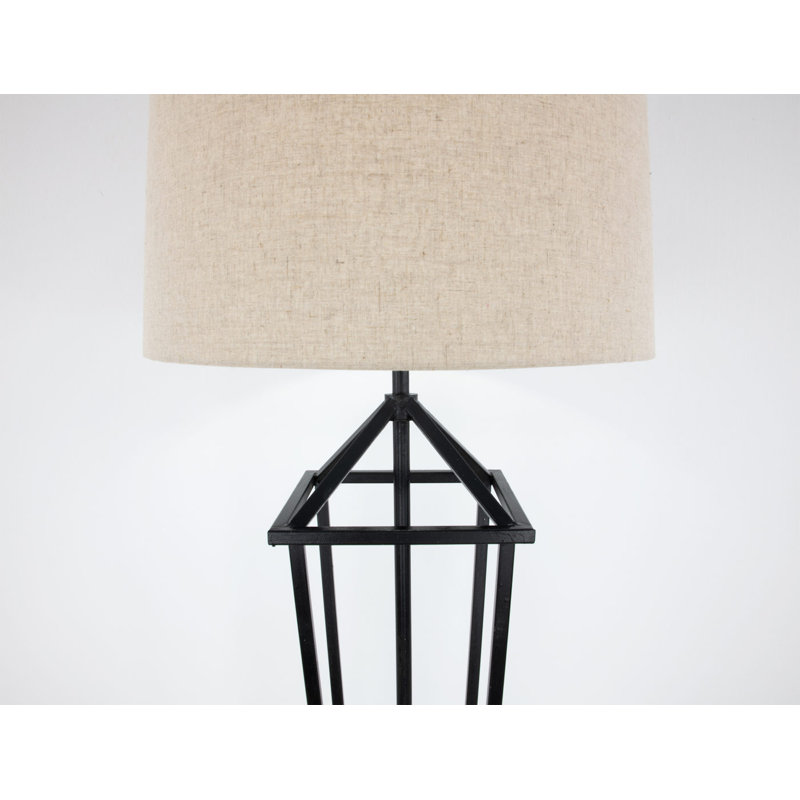 Demi Table Lamp, Black, Brown