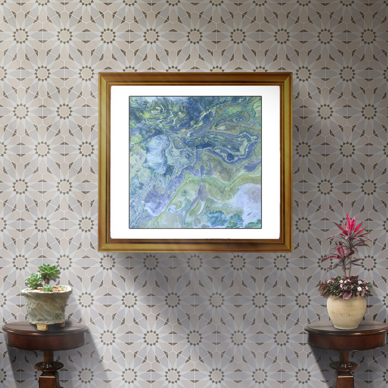 Menara 8" x 8" Cement Patterned Wall & Floor Tile