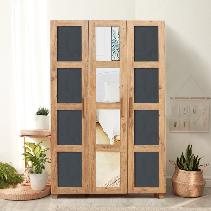 Armoire Petillo, Brun / anthracite