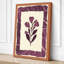 Framed Purple Bloom Botanical - Wrapped Canvas-1412706039-1412706047