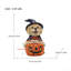 Figurine d'Halloween Labrador Retriever, chiot sorcière tenant un bol de bonbon-927421961